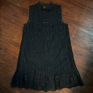 BB Dakota by Steve Madden Black Lace Sleeveless Mini Dress